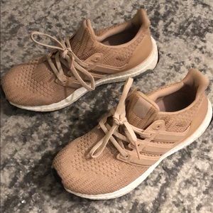 nude Adidas Boost Shoes